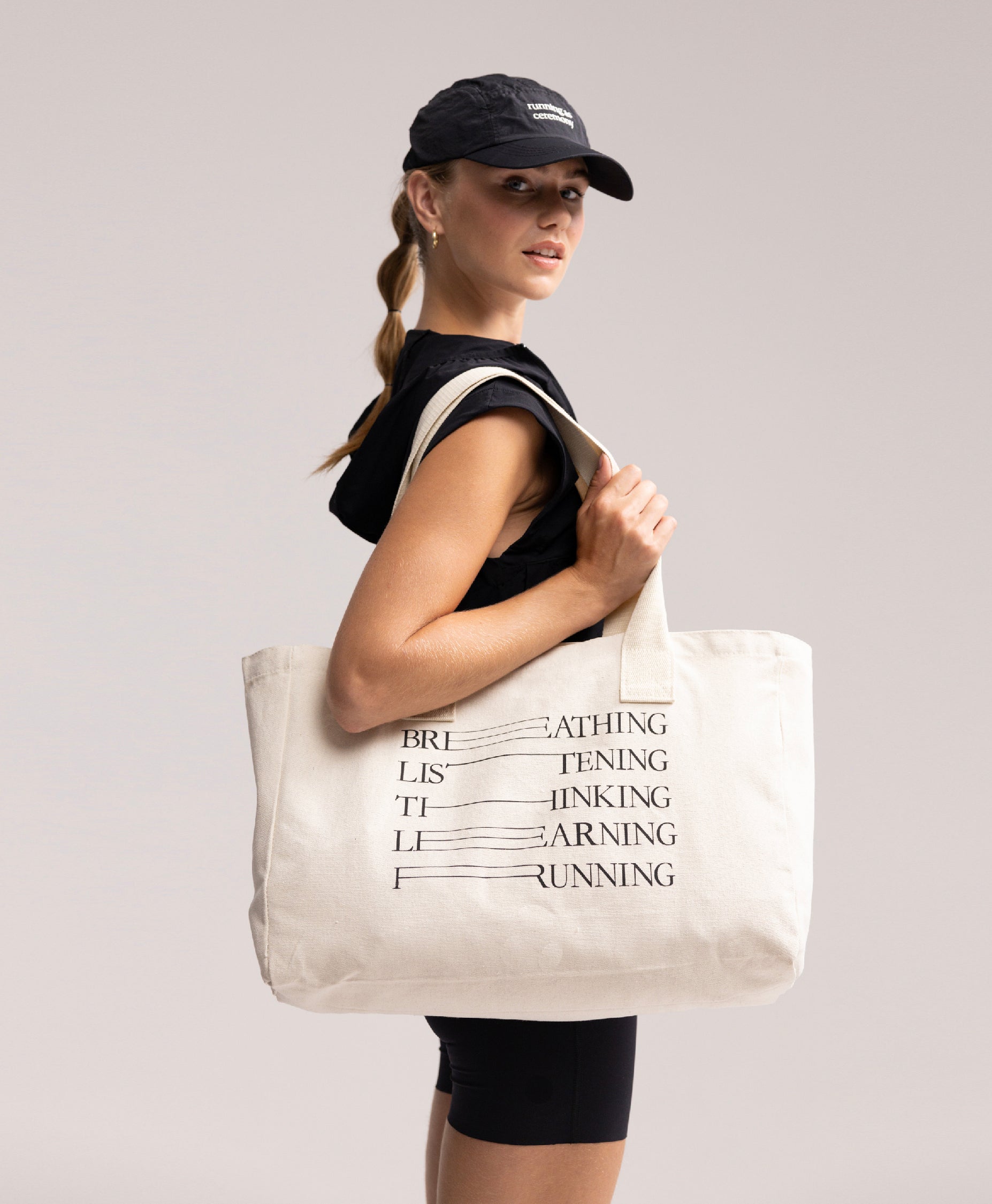 Philos Running Canvas Tote Bag